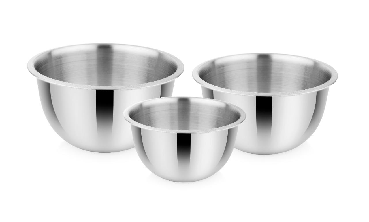 4-Piece Stainless Steel Mixing Bowls Set